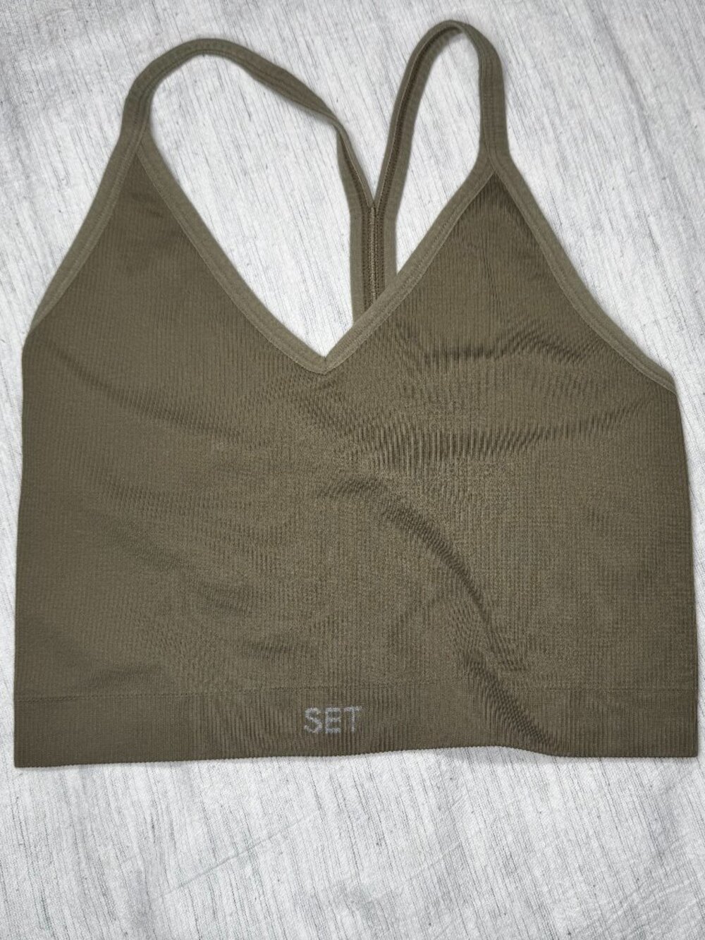 SET Active Sculptflex Ribbed V Bra Size S